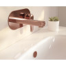 Встроенный смеситель для раковины VITRA ROOT ROUND настенный, медь A4272126EXP